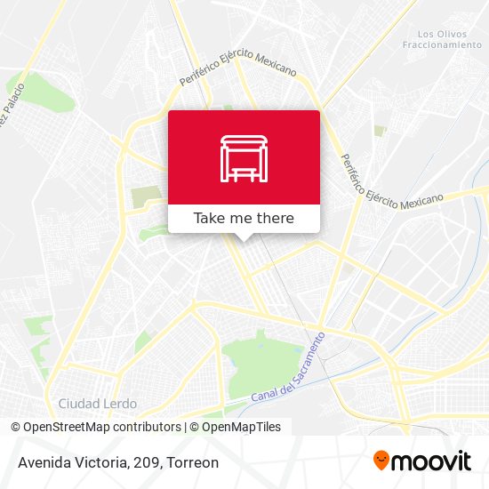 Mapa de Avenida Victoria, 209
