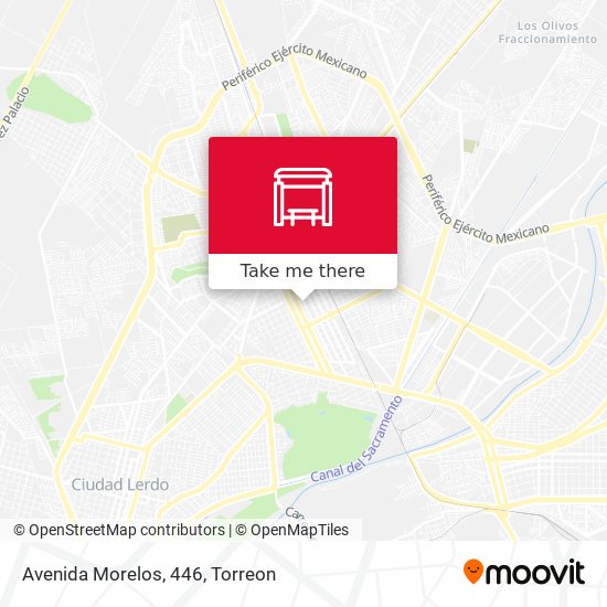 Mapa de Avenida Morelos, 446