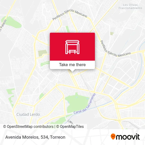 Avenida Morelos, 534 map
