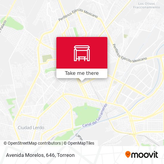 Avenida Morelos, 646 map