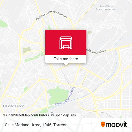 Calle Mariano Urrea, 1046 map