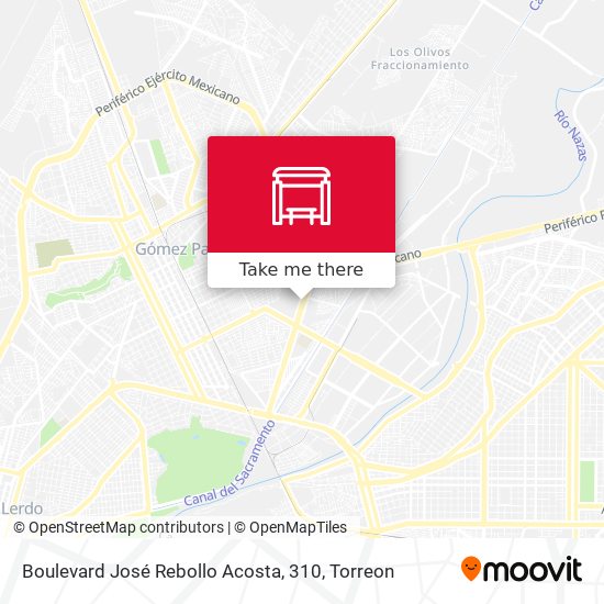 Boulevard José Rebollo Acosta, 310 map