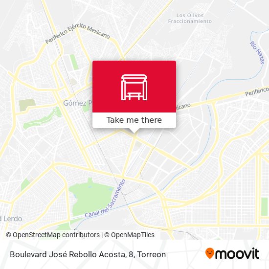 Boulevard José Rebollo Acosta, 8 map