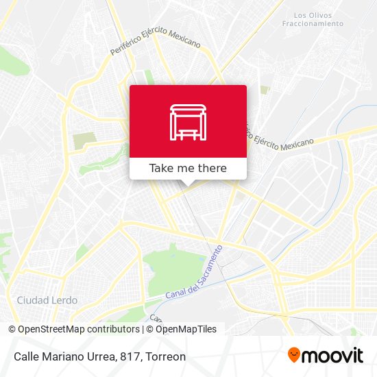 Calle Mariano Urrea, 817 map