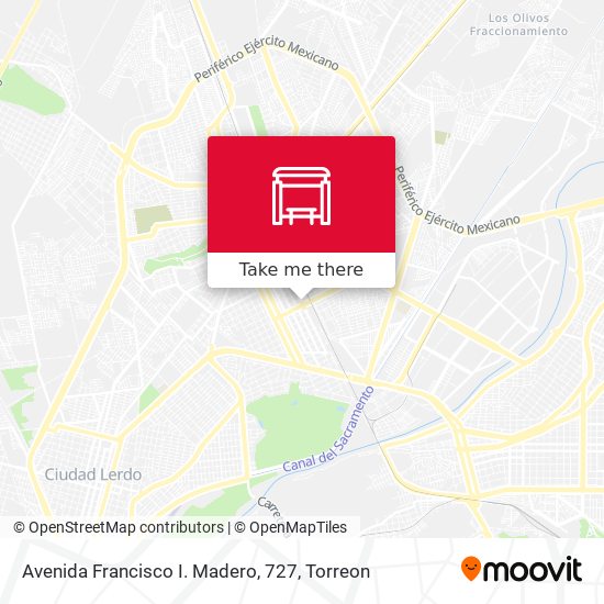 Avenida Francisco I. Madero, 727 map