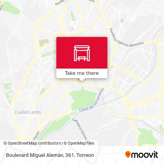 Mapa de Boulevard Miguel Alemán, 361