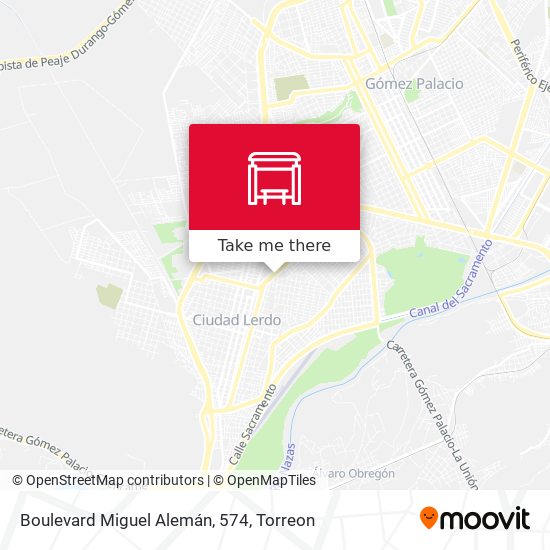 Boulevard Miguel Alemán, 574 map