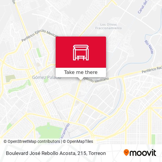 Boulevard José Rebollo Acosta, 215 map