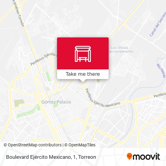 Mapa de Boulevard Ejército Mexicano, 1