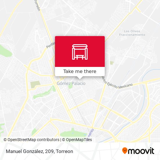 Mapa de Manuel González, 209