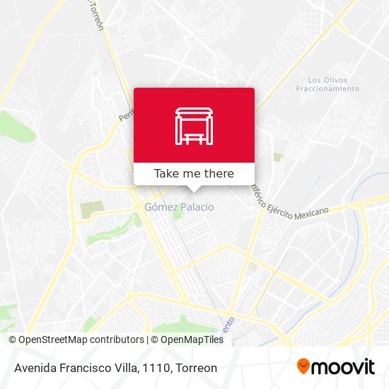 Avenida Francisco Villa, 1110 map