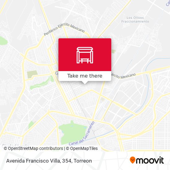 Avenida Francisco Villa, 354 map