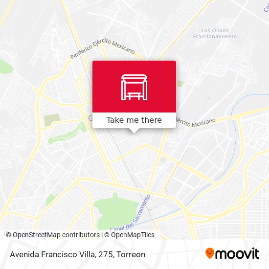Avenida Francisco Villa, 275 map
