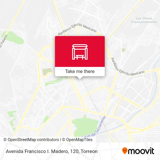 Avenida Francisco I. Madero, 120 map