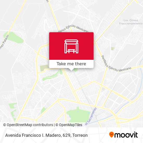 Avenida Francisco I. Madero, 629 map