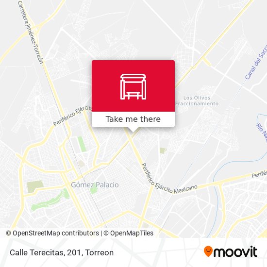 Mapa de Calle Terecitas, 201
