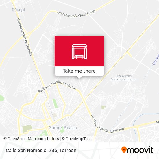 Mapa de Calle San Nemesio, 285