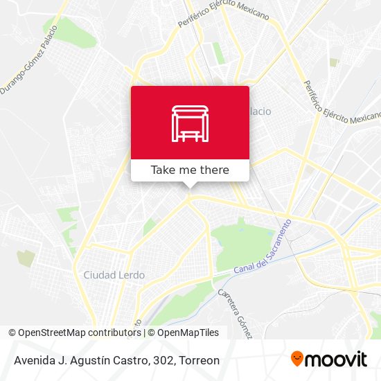 Avenida J. Agustín Castro, 302 map