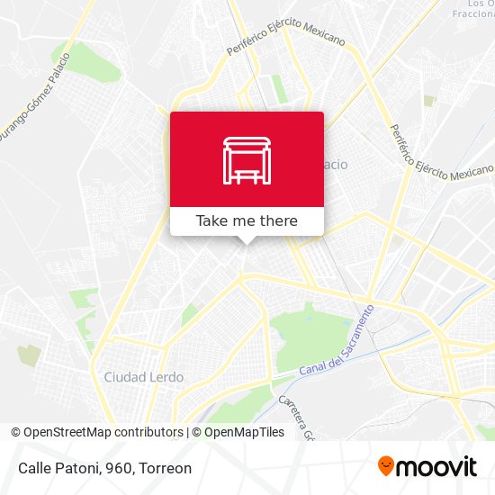 Mapa de Calle Patoni, 960