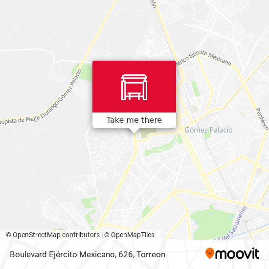 Mapa de Boulevard Ejército Mexicano, 626