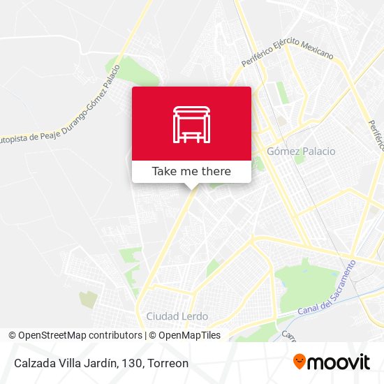 Calzada Villa Jardín, 130 map