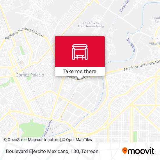 Boulevard Ejército Mexicano, 130 map