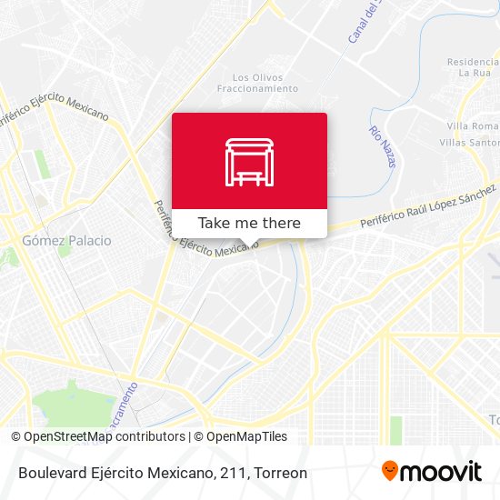 Boulevard Ejército Mexicano, 211 map