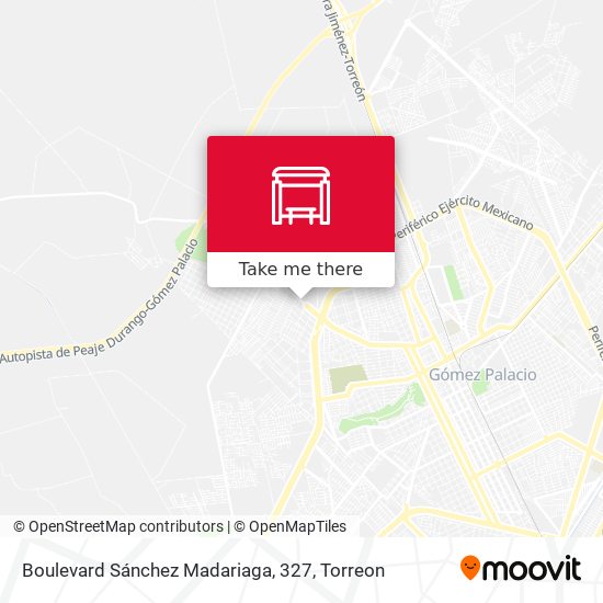 Mapa de Boulevard Sánchez Madariaga, 327