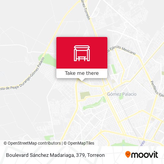 Mapa de Boulevard Sánchez Madariaga, 379
