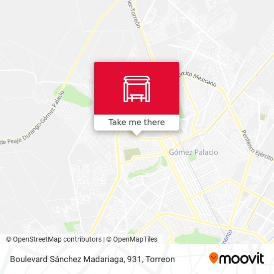 Boulevard Sánchez Madariaga, 931 map