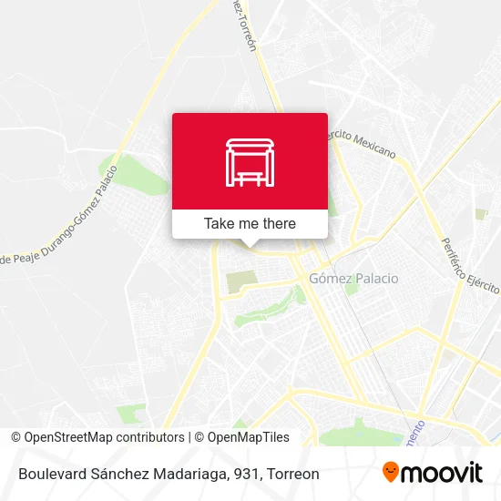 Boulevard Sánchez Madariaga, 931 map