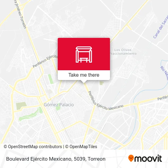 Boulevard Ejército Mexicano, 5039 map