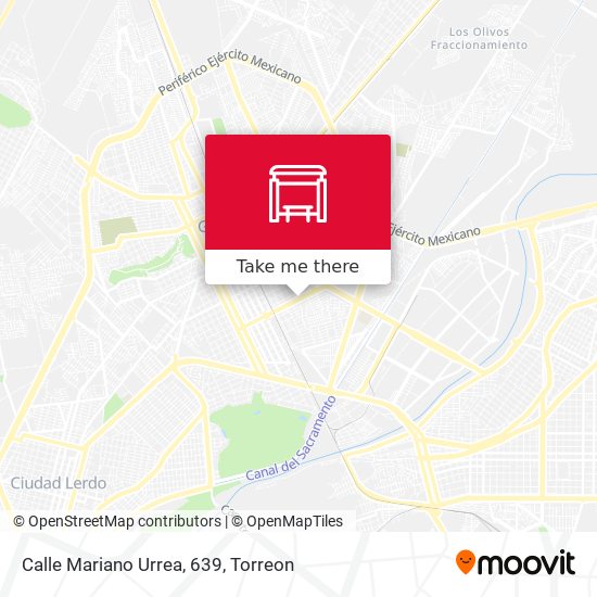 Calle Mariano Urrea, 639 map