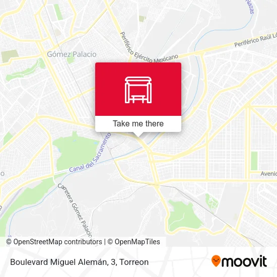 Mapa de Boulevard Miguel Alemán, 3