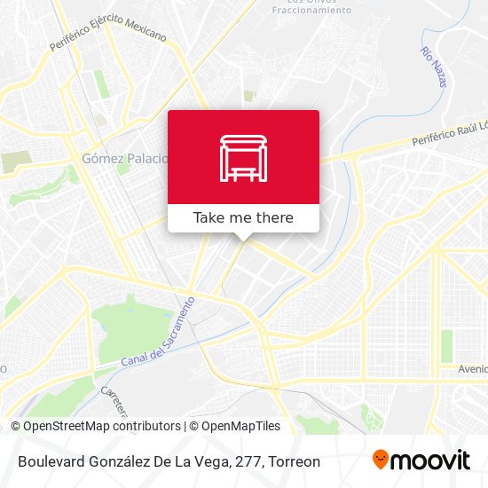 Mapa de Boulevard González De La Vega, 277