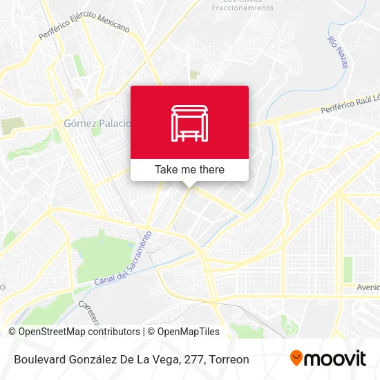 Boulevard González De La Vega, 277 map
