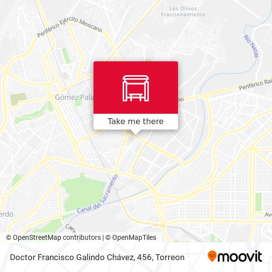 Doctor Francisco Galindo Chávez, 456 map