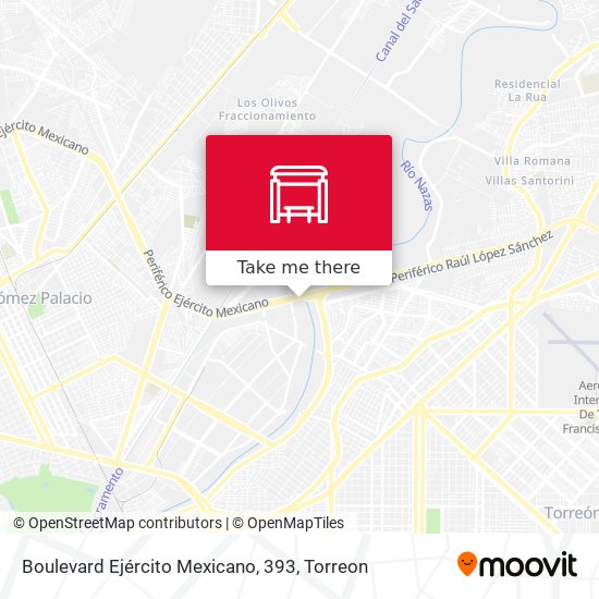 Boulevard Ejército Mexicano, 393 map