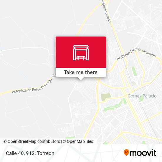 Mapa de Calle 40, 912