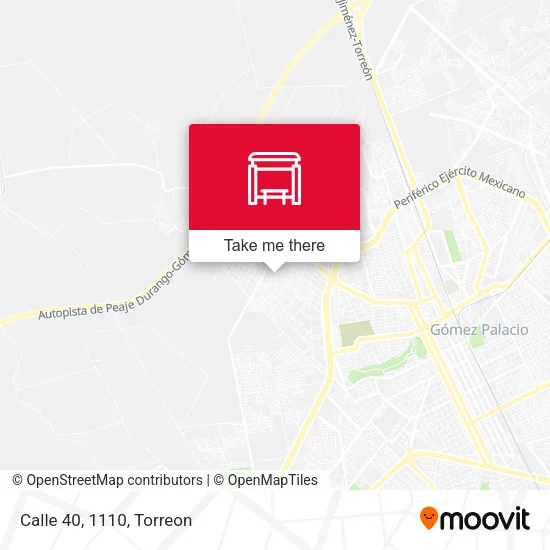 Calle 40, 1110 map