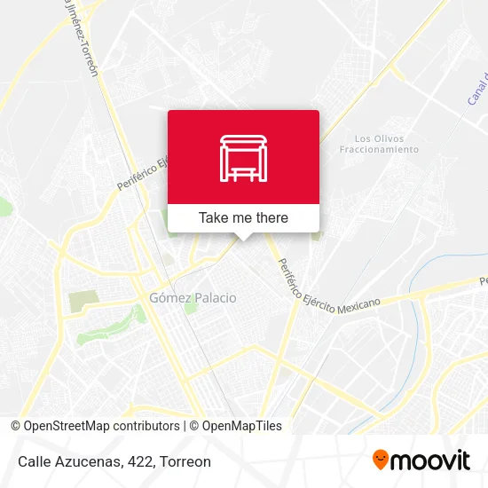 Mapa de Calle Azucenas, 422