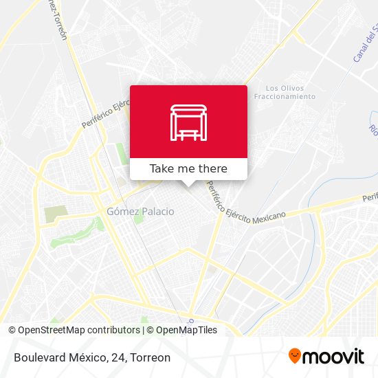 Mapa de Boulevard México, 24
