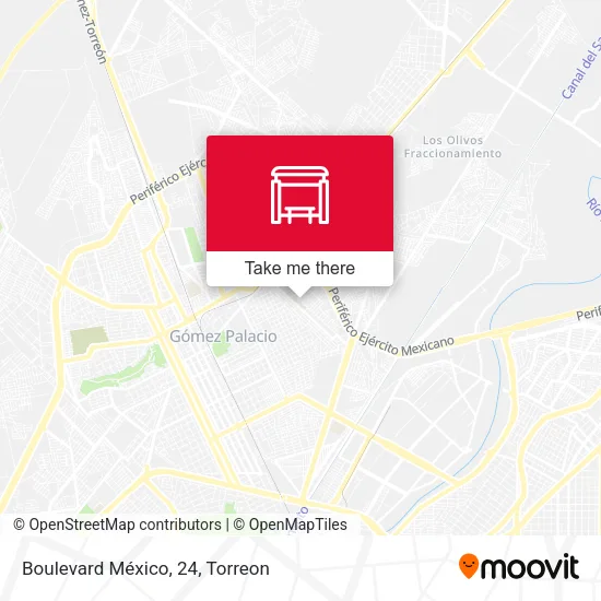 Boulevard México, 24 map