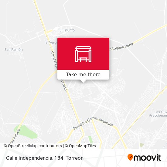 Calle Independencia, 184 map