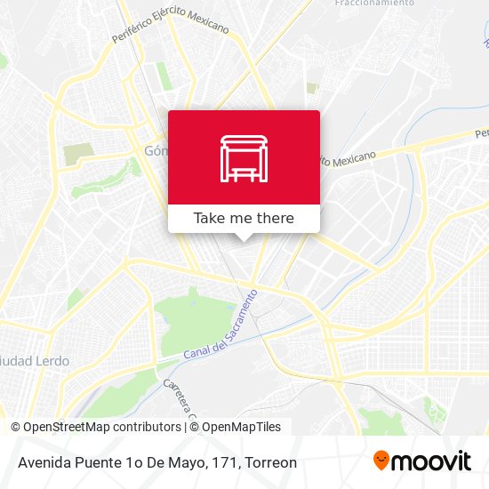 Avenida Puente 1o De Mayo, 171 map