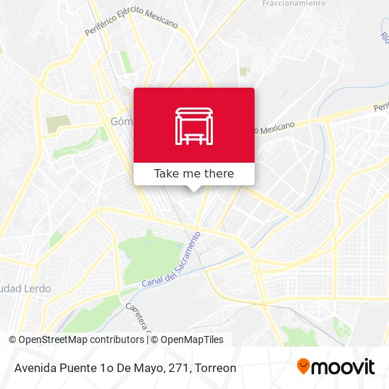 Avenida Puente 1o De Mayo, 271 map