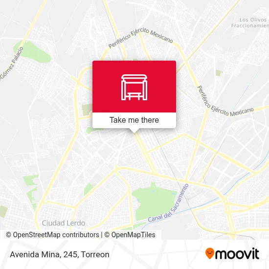 Avenida Mina, 245 map
