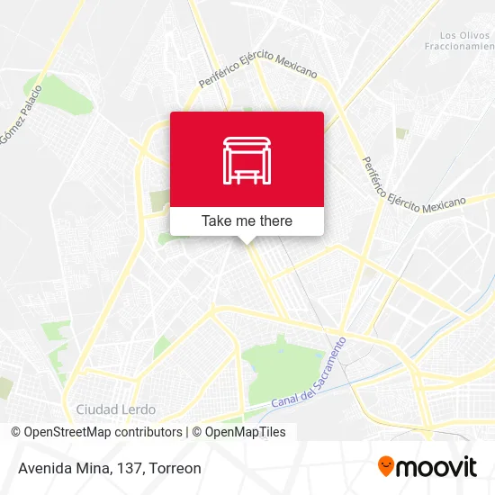 Avenida Mina, 137 map