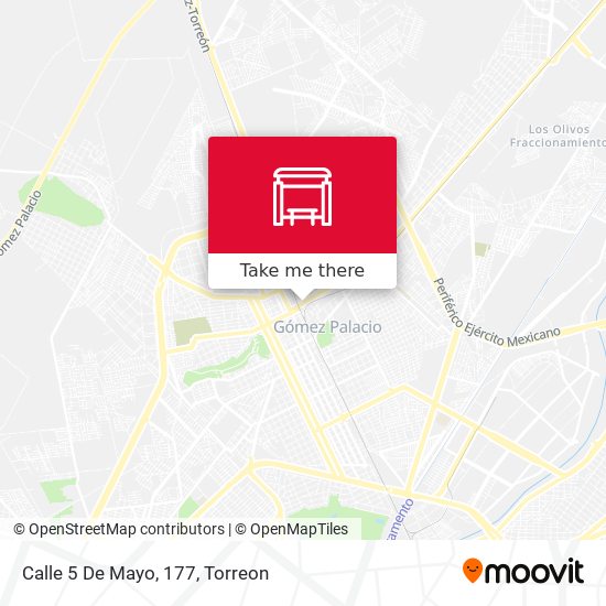 Mapa de Calle 5 De Mayo, 177