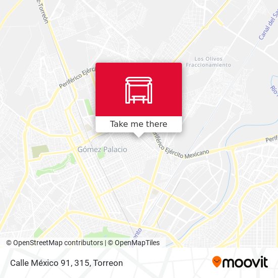 Calle México 91, 315 map